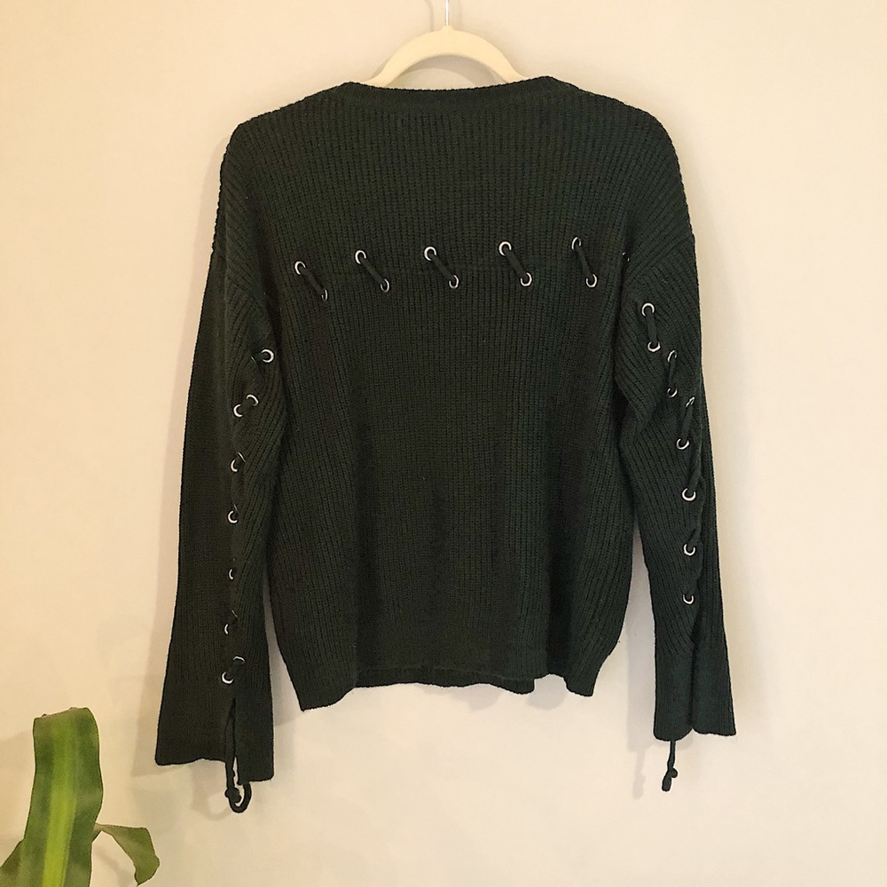 Forest green sweater